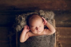 Adelaide Newborn photographer photo of a newborn baby.