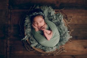 Adelaide Newborn photographer photo of a newborn baby.