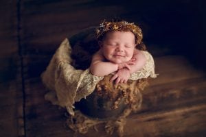Adelaide Newborn photographer photo of a newborn baby.