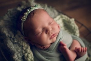 Adelaide Newborn photographer photo of a newborn baby.