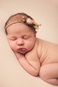 Adelaide Newborn photographer photo of a newborn baby.
