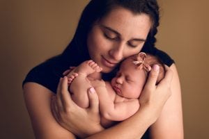 Adelaide Newborn photographer photo of a newborn baby.