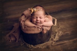 Adelaide Newborn photographer photo of a newborn baby.