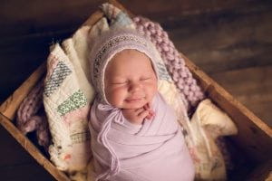 Adelaide Newborn photographer photo of a newborn baby.