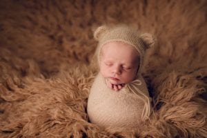 Adelaide Newborn photographer photo of a newborn baby.