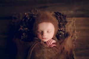 Adelaide Newborn photographer photo of a newborn baby.