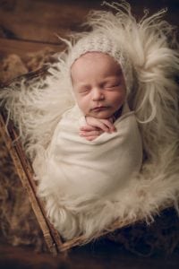 Adelaide Newborn photographer photo of a newborn baby.