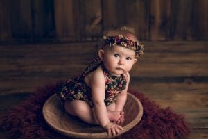 Adelaide Newborn photographer photo of a 6 month old baby.