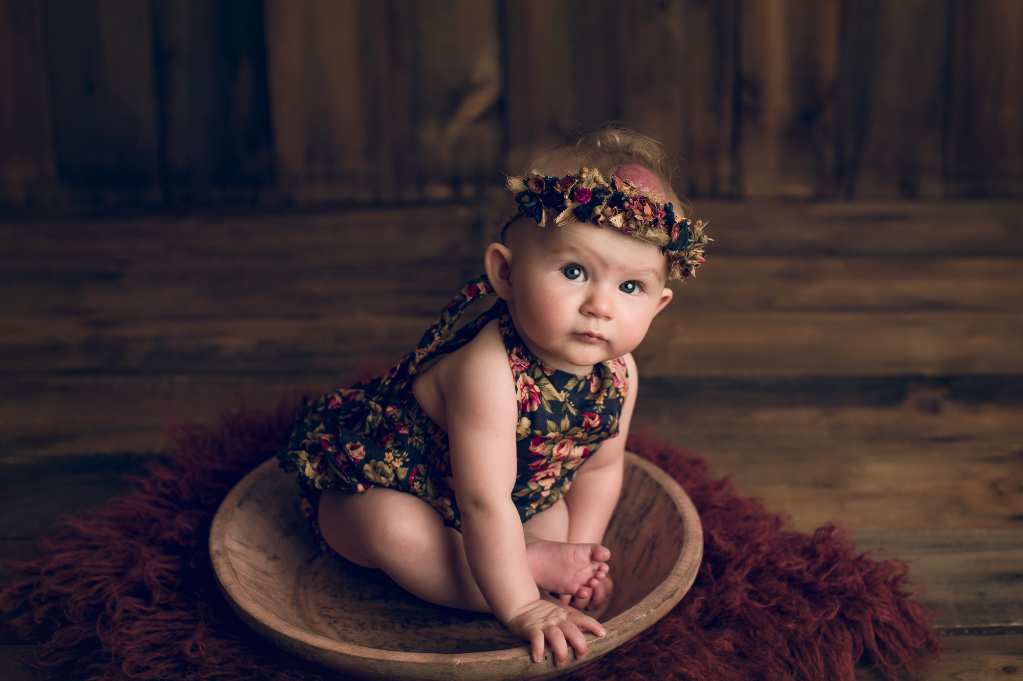 Adelaide Newborn photographer photo of a 6 month old baby.