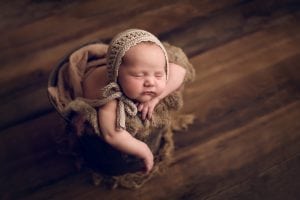Adelaide Newborn photographer photo of a newborn baby.