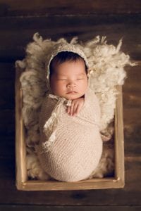 Adelaide Newborn photographer photo of a newborn baby.