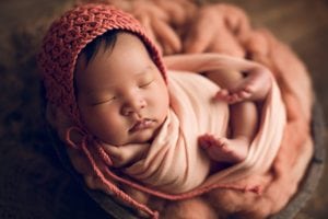 Adelaide Newborn photographer photo of a newborn baby.
