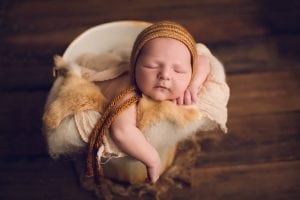 Adelaide Newborn photographer photo of a newborn baby.