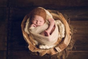 Adelaide Newborn photographer photo of a newborn baby.