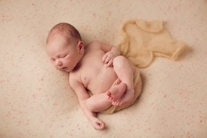 Adelaide Newborn photographer photo of a newborn baby.