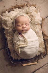Adelaide Newborn photographer photo of a newborn baby.