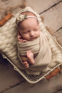 Adelaide Newborn photographer photo of a newborn baby.