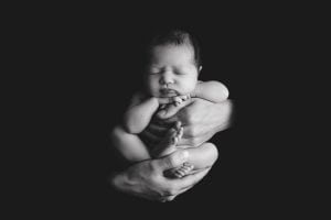 Adelaide Newborn photography photo of a newborn baby girl.