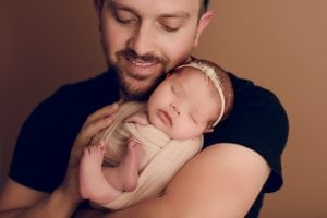 Adelaide newborn baby photographer's photo of a newborn baby