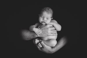 Adelaide newborn baby photographer's photo of a newborn baby