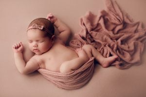 Adelaide newborn baby photographer's photo of a newborn baby