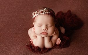 Adelaide newborn baby photographer's photo of a newborn baby