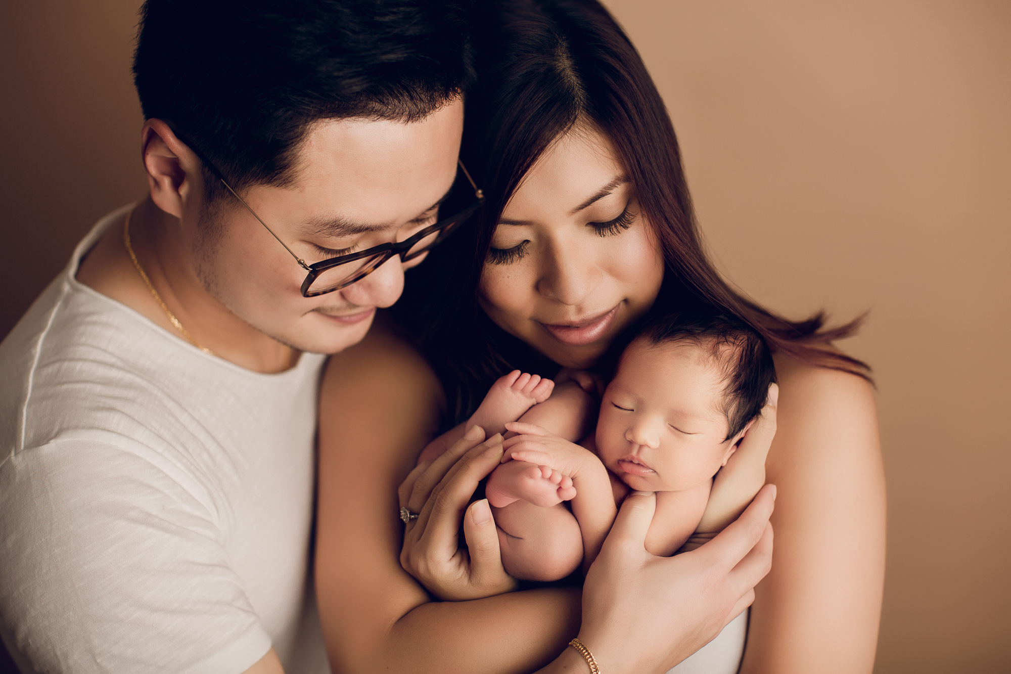 Adelaide newborn baby photographer's photo of a newborn baby.