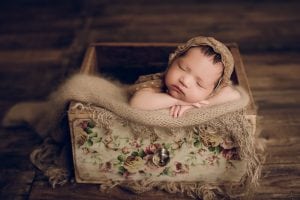 Adelaide newborn baby photographer's photo of a newborn baby.