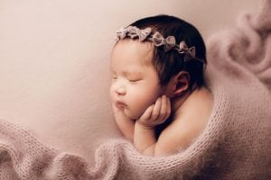 Adelaide newborn baby photographer's photo of a newborn baby.