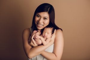 Adelaide newborn baby photographer's photo of a newborn baby.