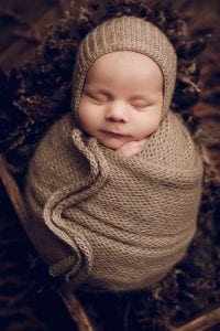 Adelaide newborn baby photographer's photo of a newborn baby.