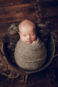 Adelaide newborn baby photographer's photo of a newborn baby.