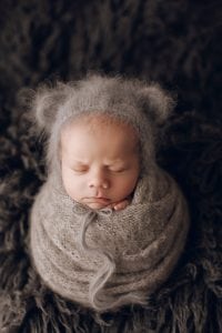 Adelaide newborn baby photographer's photo of a newborn baby.
