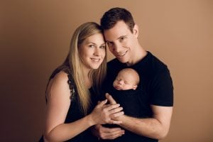 Adelaide newborn baby photographer's photo of a newborn baby.