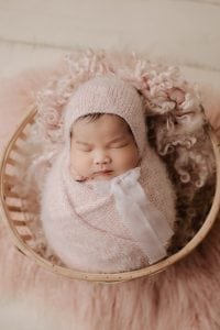 Adelaide newborn baby photographer's photo of a newborn baby.