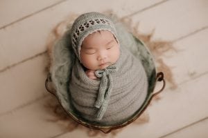 Adelaide newborn baby photographer's photo of a newborn baby.