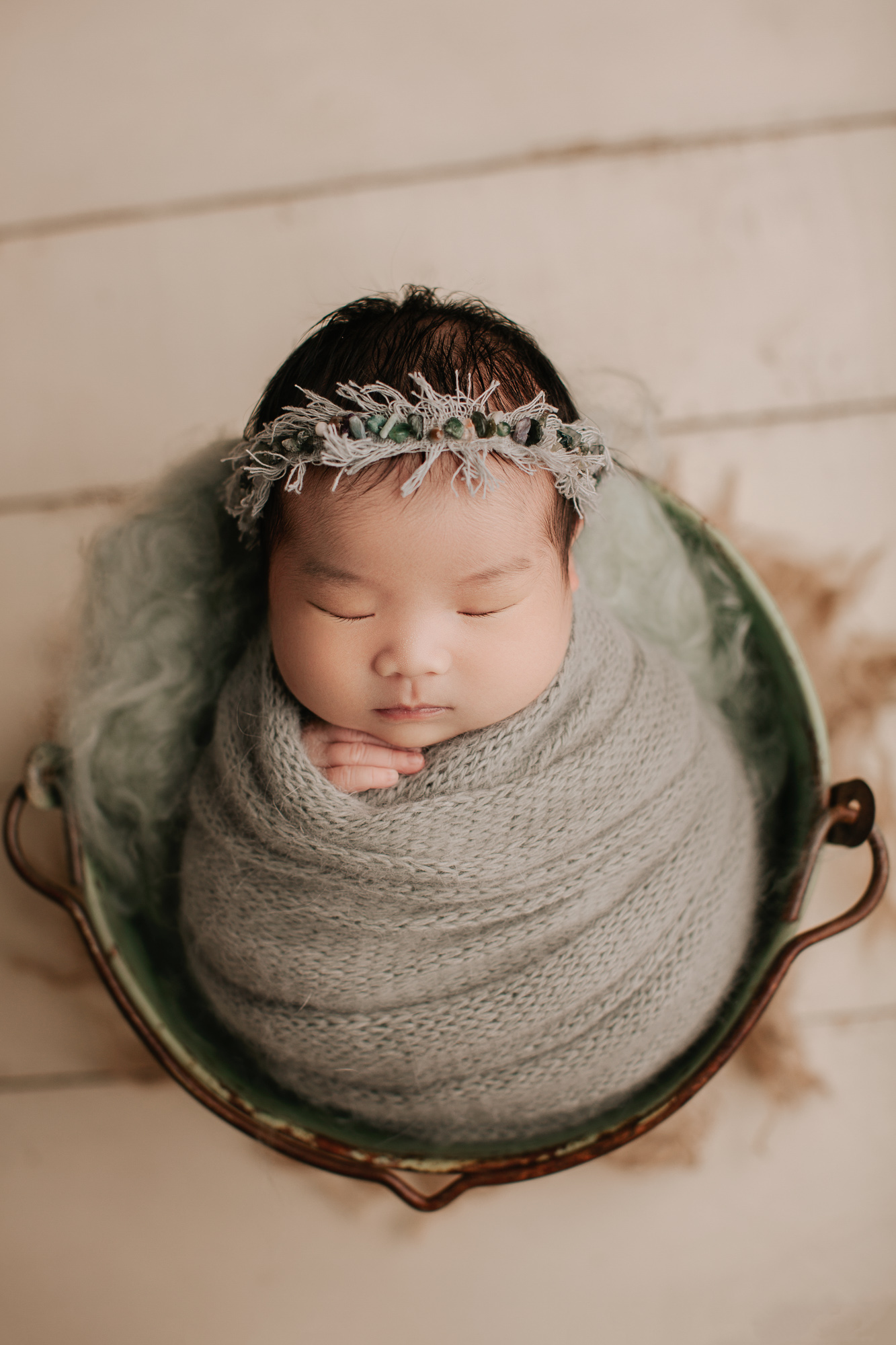 Adelaide newborn baby photographer's photo of a newborn baby.