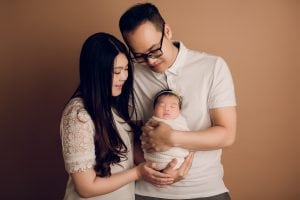 Adelaide newborn baby photographer's photo of a newborn baby.