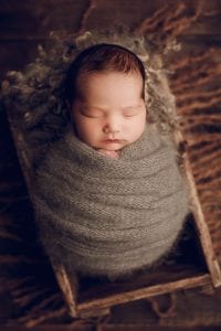 Adelaide newborn baby photographer's photo of a newborn baby.