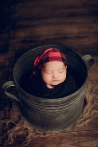 Adelaide newborn baby photographer's photo of a newborn baby.