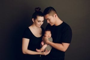 Adelaide newborn baby photographer's photo of a newborn baby.