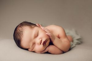 Adelaide newborn baby photographer's photo of a newborn baby.