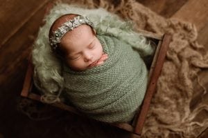 Adelaide newborn baby photographer's photo of a newborn baby.