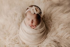 Adelaide newborn baby photographer's photo of a newborn baby.
