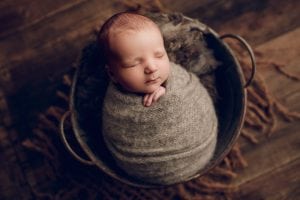Adelaide newborn baby photographer's photo of a newborn baby.