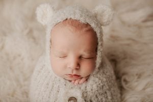 Adelaide newborn baby photographer's photo of a newborn baby.