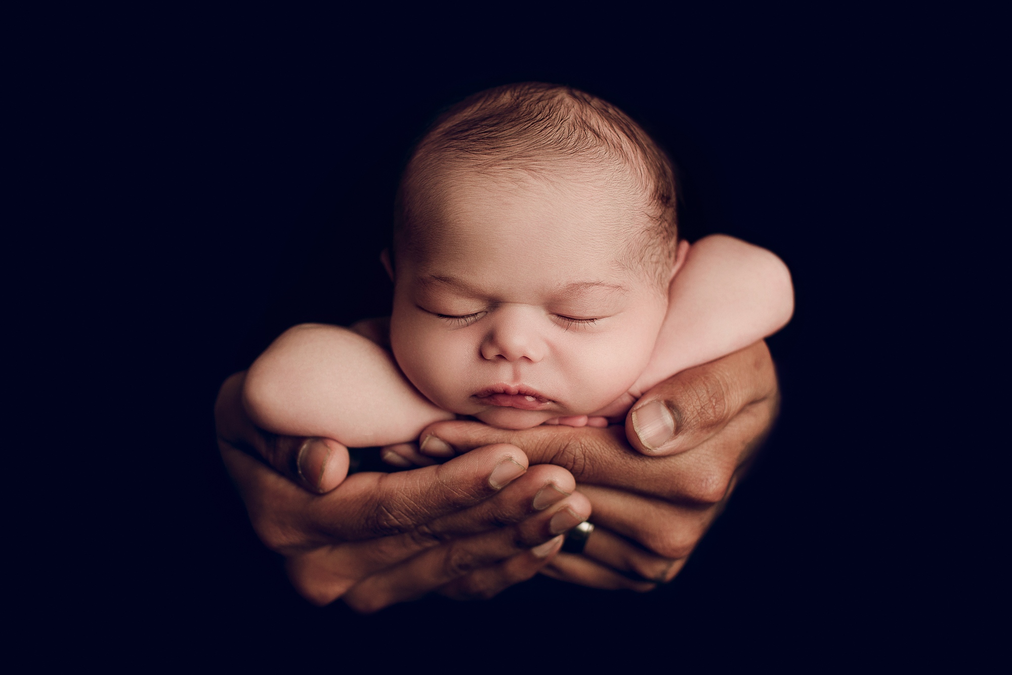 Adelaide newborn baby photographer's photo of a newborn baby.