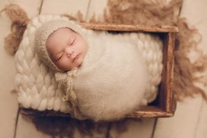 Adelaide newborn baby photographer's photo of a newborn baby.