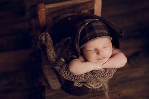 Adelaide newborn baby photographer's photo of a newborn baby.