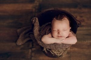 Adelaide newborn baby photographer's photo of a newborn baby.